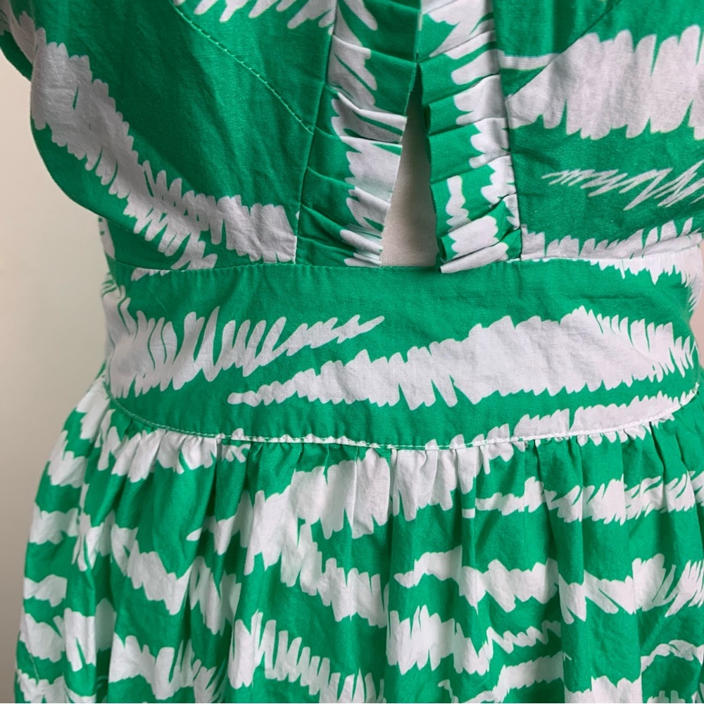 Oliphant Cross-Front Halter Poplin Maxi Dress - Picture 5 of 13